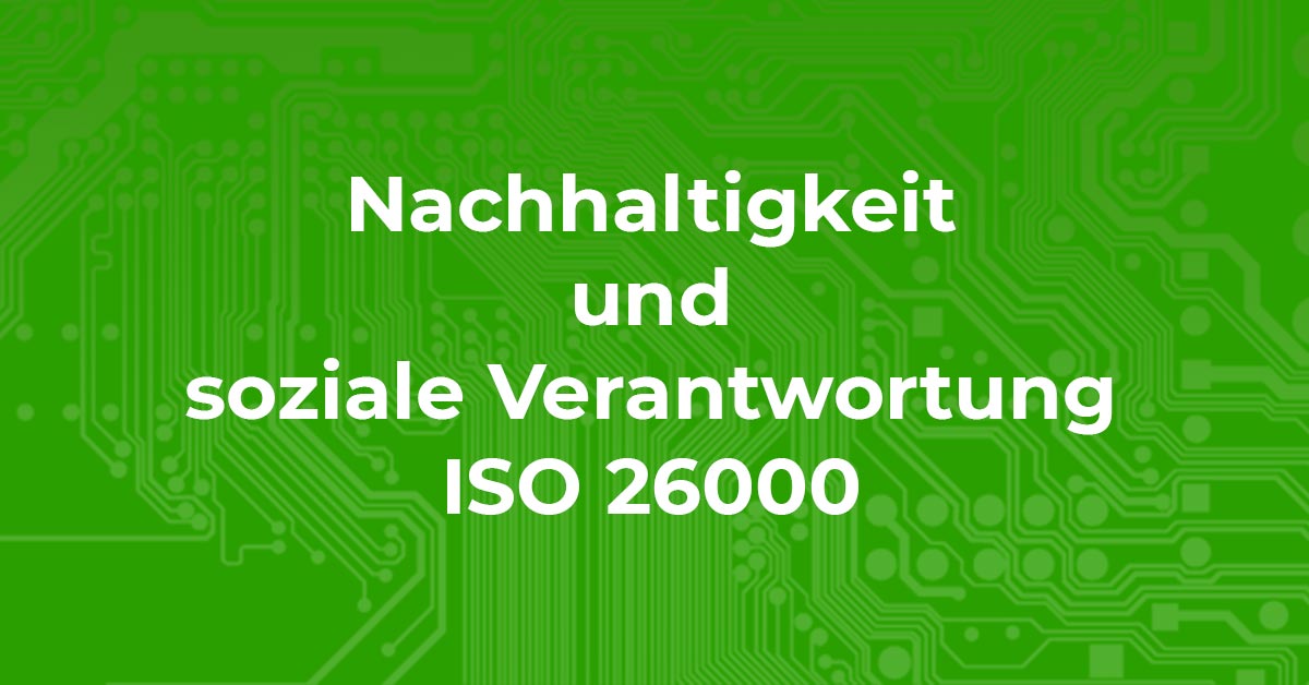 ISO 26000: Ressourcen schonen