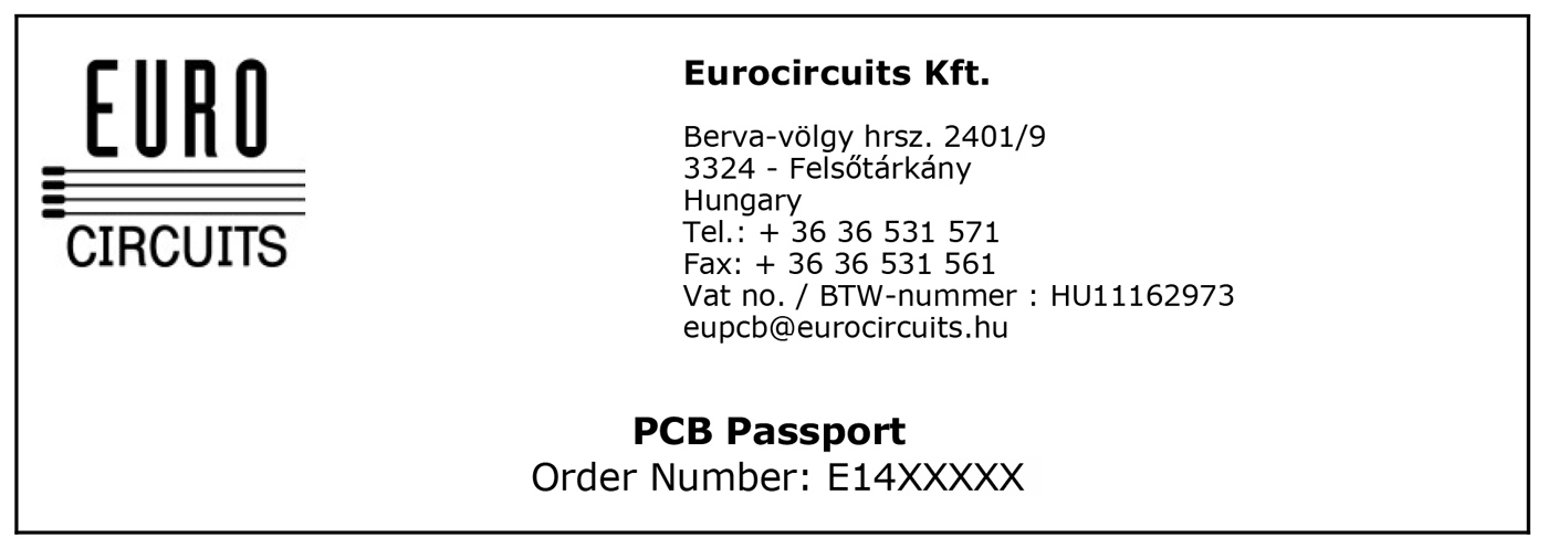 PCB Pass Kopfzeile