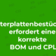 Leiterplattenbestückung erfordert eine korrekte BOM und CPL