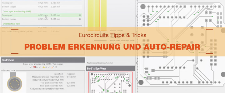 Eurocircuits Tips & Tricks – Problem identification and Auto-Repair
